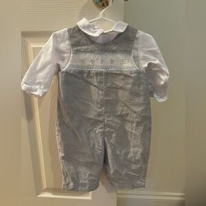 Smocked boys longall- Petit Ami